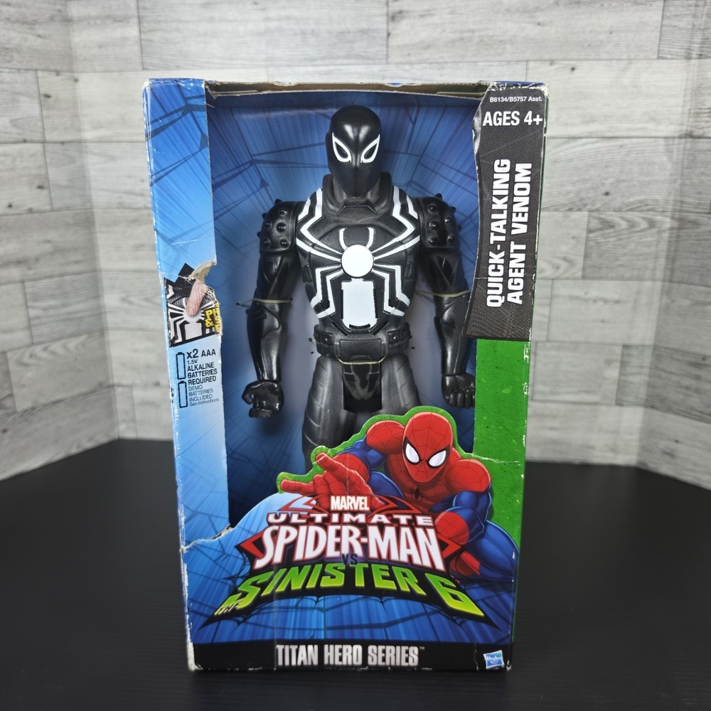 2015 Marvel Ultimate Spider-Man Vs The Sinister 6 Agent Venom - Talking BNIB